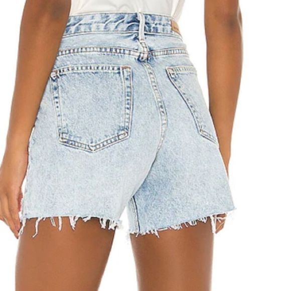 COPY - NWT 158.00 GRLFRND JOURDAN UNDER THE RADAR DISTRESSED JEAN SHORTS SIZE 27 - Picture 4 of 7
